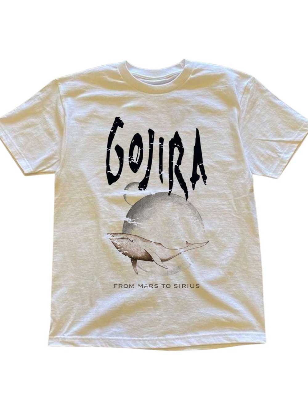 Gildan White Graphic Tee - From Mars to Sirius Design